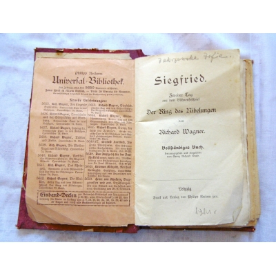 Wagner R. SIEGFRIED + Baumbeach R.  ZLATOROG