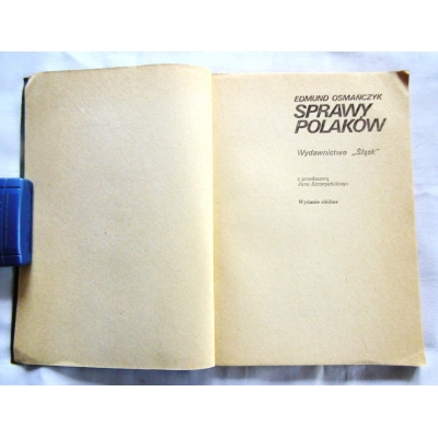 Osmańczyk E.  SPRAWY POLAKÓW