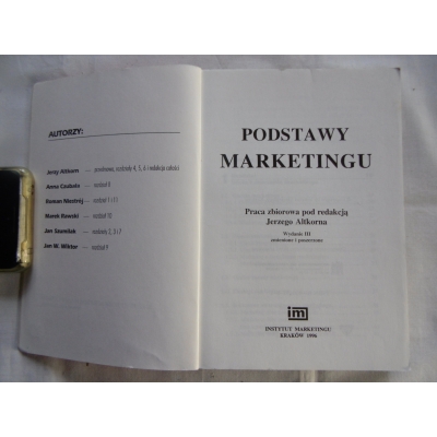 Pr. zb.  PODSTAWY MARKETINGU