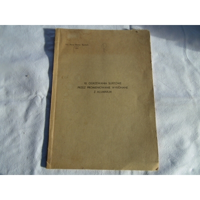 Rentsch H.D. OGRZEWANIA SUFITOWE PRZEZ PROMIENIOWANIE WYKONANE  Z ALUMINIUM