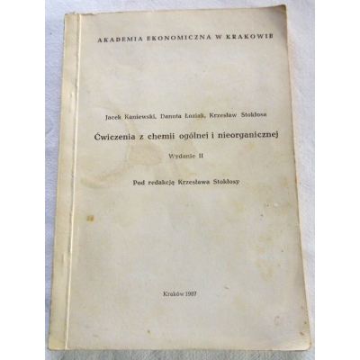 Kaniewski J. ĆWICZENIA Z CHEMII OGÓLNEJ I NIEORGANICZNEJ