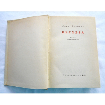 Seghers A.  DECYZJA