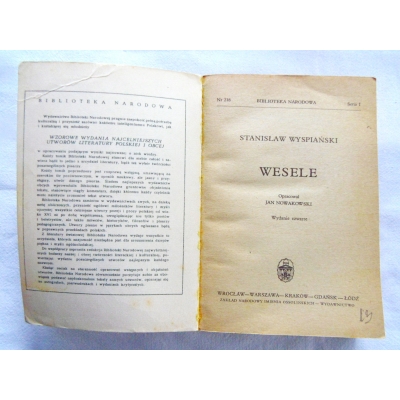 Wyspiański S. WESELE