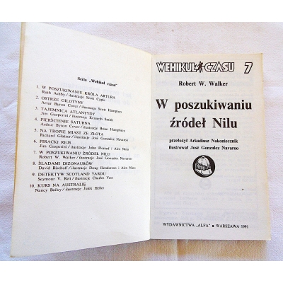 Walker R.W. W POSZUKIWANIU ŹRÓDEŁ NILU