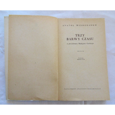 Winogradow A. TRZY BARWY CZASU