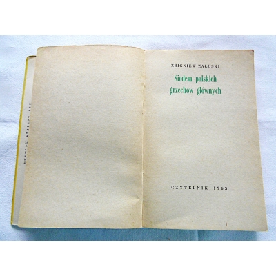 Załuski Z. SIEDEM POLSKICH GRZECHÓW GŁÓWNYCH