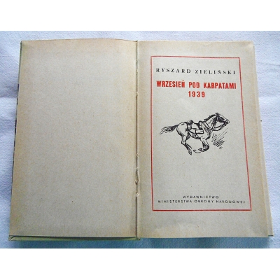 Zieliński R.WRZESIEŃ POD KARPATAMI *1939*