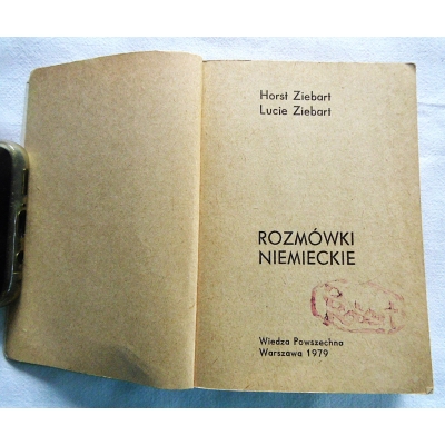 Ziebart H. i  L.  ROZMÓWKI NIEMIECKIE