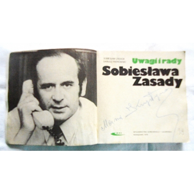 Zasada S. UWAGI I RADY SOBIESŁAWA ZASADY