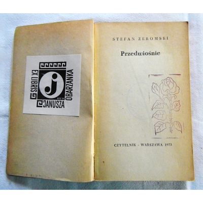 Żeromski S.  PRZEDWIOŚNIE
