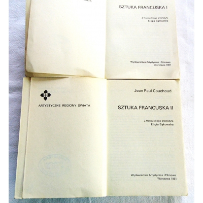 Couchoud J.P.  SZTUKA FRANCUSKA  I, ii