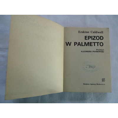 Caldwell E. EPIZOD W PALMETTO