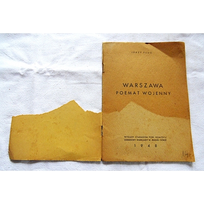 Pług J.  WARSZAWA POEMAT WOJENNY