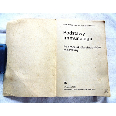 Ptak W. PODSTAWY IMMUNOLOGII