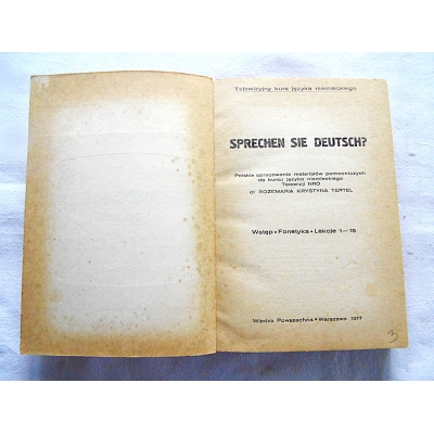 Tertel R.K. SPRECHEN SIE DEUTSCH  Lekcje 1 - 15