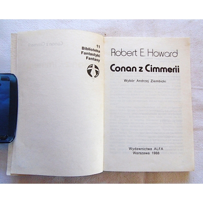 Howard R.E.  CONAN Z CIMMERII