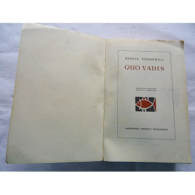 Sienkiewicz H. QUO VADIS