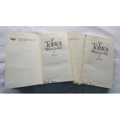 Tołstoj L. WOJNA I POKÓJ Tom 1,2  6/9