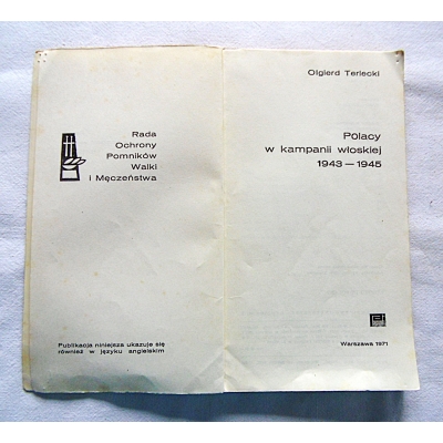 Terlecki O. POLACY W KAMPANII WŁOSKIEJ 1943-45