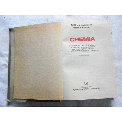 Matusewicz E.I.  CHEMIA  Podręcznik dla ...