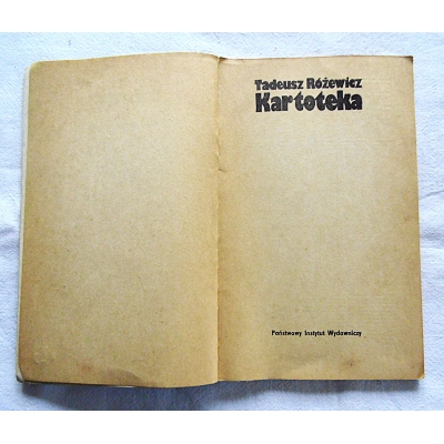 Różewicz T. KARTOTEKA 308/8