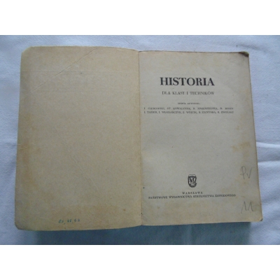 Pr.zb. HISTORIA DLA KLASY I TECHNIKÓW