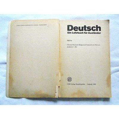 Pr.zb. DEUTSCH Ein Lehrbuch fur Auslander 1A Glossar Teil 1a Lekcja 1-20