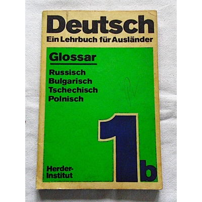 Pr.zb. DEUTSCH Ein Lehrbuch fur Auslander Glossar 1b Lekcja 21-40  308/8