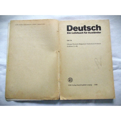 Pr.zb. DEUTSCH Ein Lehrbuch fur Auslander Glossar 1b Lekcja 21-40  308/8