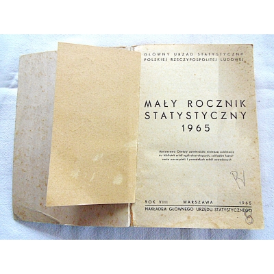 Pr.zb. MAŁY ROCZNIK STATYSTYCZNY 1965