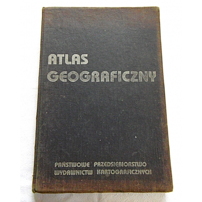 Pr.zb. ATLAS GEOGRAFICZNY + Mapa geograficzna Polski 1983 r + Zmiany...