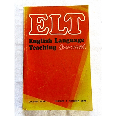 Pr.zb. ENGLISH LANGUAGE TEACHING JOURNAL  XXXIII/1