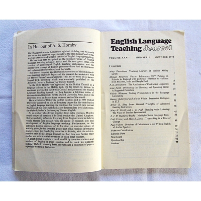 Pr.zb. ENGLISH LANGUAGE TEACHING JOURNAL  XXXIII/1