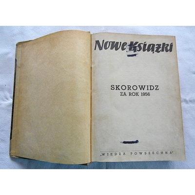 Pr.zb NOWE KSIĄŻKI za 1956 r  Przegląd Nowości Wydawniczych  Nr 1-24