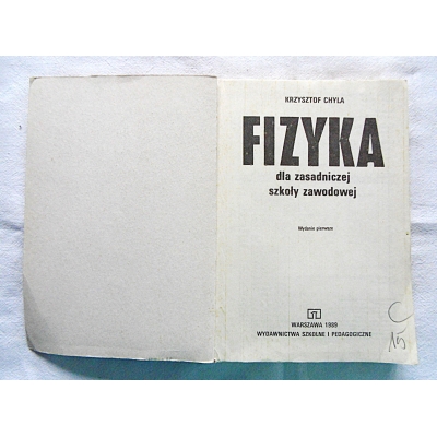 Chyla K.  FIZYKA  dla ZSZ