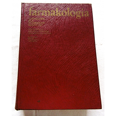 Pr.zb. FARMAKOLOGIA  Podręcznik dla studentów medycyny