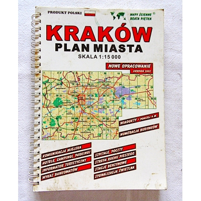 Pr.zb. KRAKÓW PLAN MIASTA Skala 1:15000