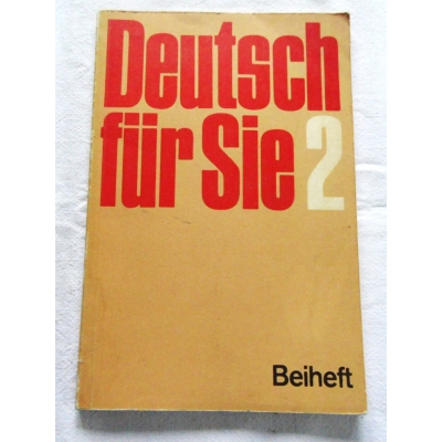 Pr.zb. Deutsch fur Sie 2  Beiheft