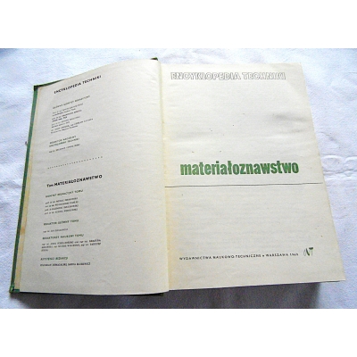 Pr.zb.ENCYKLOPEDIA TECHNIKI MATERIAŁOZNAWSTWO
