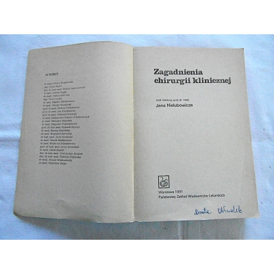 Pr.zb. ZAGADNIENIA CHIRURGII KLINICZNEJ