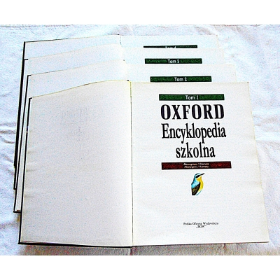 Pr.zb.  OXFORD  ENCYKLOPEDIA SZKOLNA  Tom 1,2,3,4