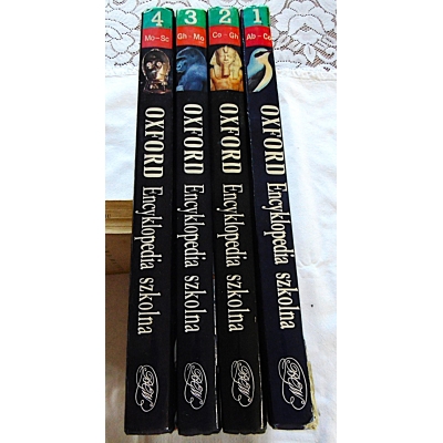 Pr.zb.  OXFORD  ENCYKLOPEDIA SZKOLNA  Tom 1,2,3,4