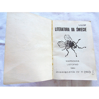 Pr.zb. LITERATURA NA ŚWIECIE Nr 11 (160) 1984