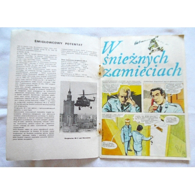 Pr.zb. W ŚNIEŻNYCH ZAMIECIACH  PILOT ŚMIGŁOWCA nr 4   KOMIKS