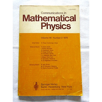 Pr.zb  Communications Mathematical Physics  Nr 2 1976