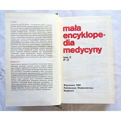 Pr.zb.  MAŁA  ENCYKLOPEDIA MEDYCYNY   tom II  P-Ż