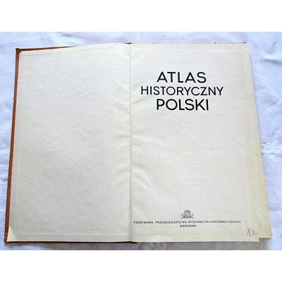 Pr.zb.   ATLAS HISTORYCZNY POLSKI  166/8