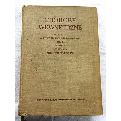 Pr.zb.  CHOROBY WEWNĘTRZNE  Tom II  25/9