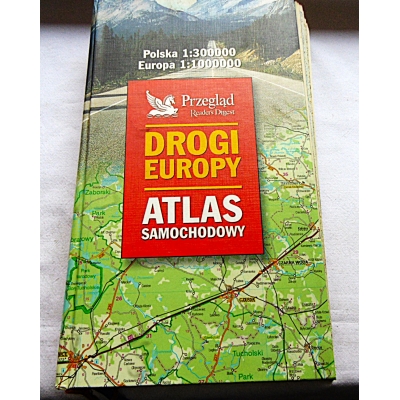 Pr.zb. DROGI EUROPY Atlas samochodowy 2001 r