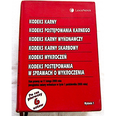 Pr.zb. KODEKS KARNY*KODEKS POSTĘPOWANIA KARNEGO ....